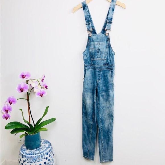 Anthropologie Denim - Overalls Blank NYC Distressed Wash Denim 24 Xs